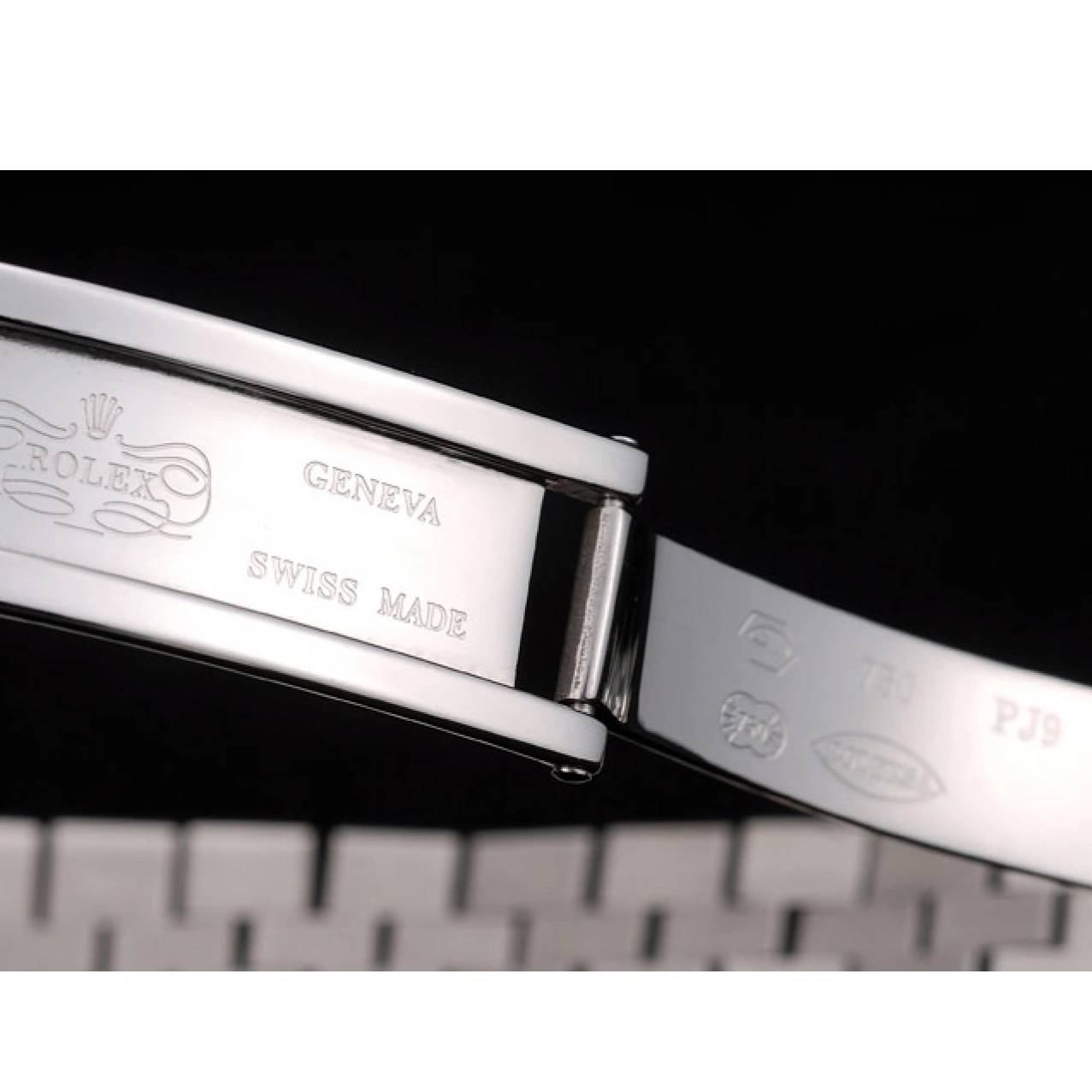 Rolex aaa copy 41977 Steel DateJust Stainless Rolex Bezel Dial Ribbed Silver 1028